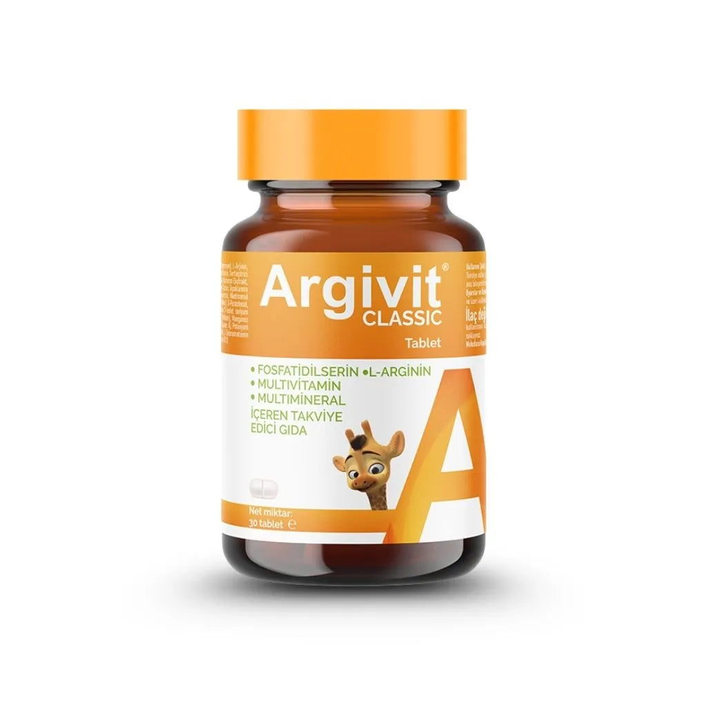 Argivit Classic Tablet with L-Arginine calcium magnesium and phosphatidylserine