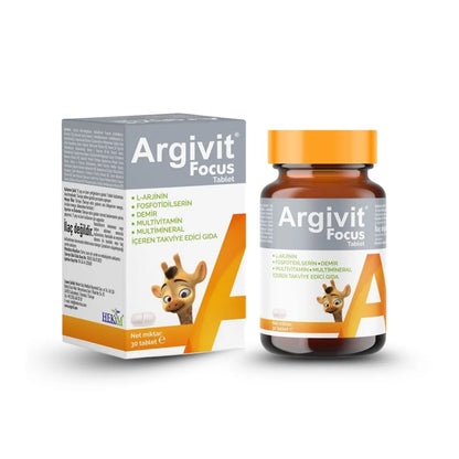 Argivit Focus Tablet 30 tablets original Turkish packaging