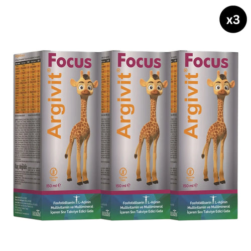 Argivit Focus Syrup 150 ml – 3 Packs