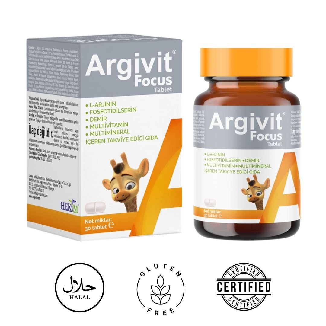 Argivit Focus Tablet - 30 Tablet - Eterik
