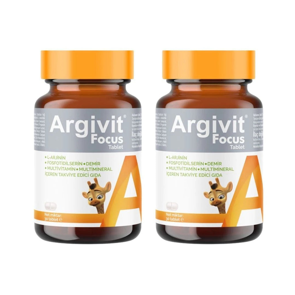 Argivit Focus Tablets 30 Tablets x 2 Packs - Eterik